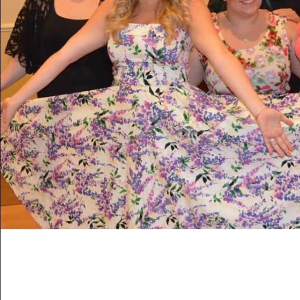 Floral dress midi